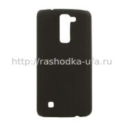 Чехол пластиковый для LG L90 черный (со вставкой под сублимацию)